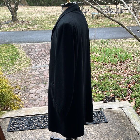 Sold sold Vintage cashmere Banks Philadelphia Botany 500 tailored by Daroff 44 - Picture 2 of 13